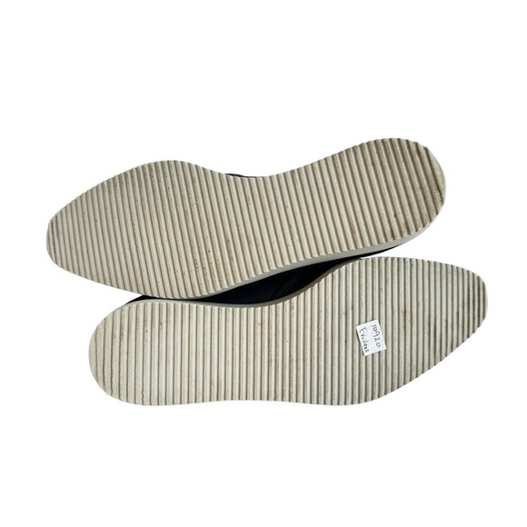 Everlane The Leather Street Shoes Navy Blue Slip On Pointed Toe Women's Flats - Picture 12 of 12